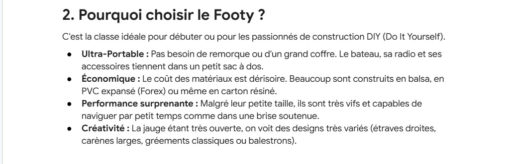 Pourquoi le Footy
